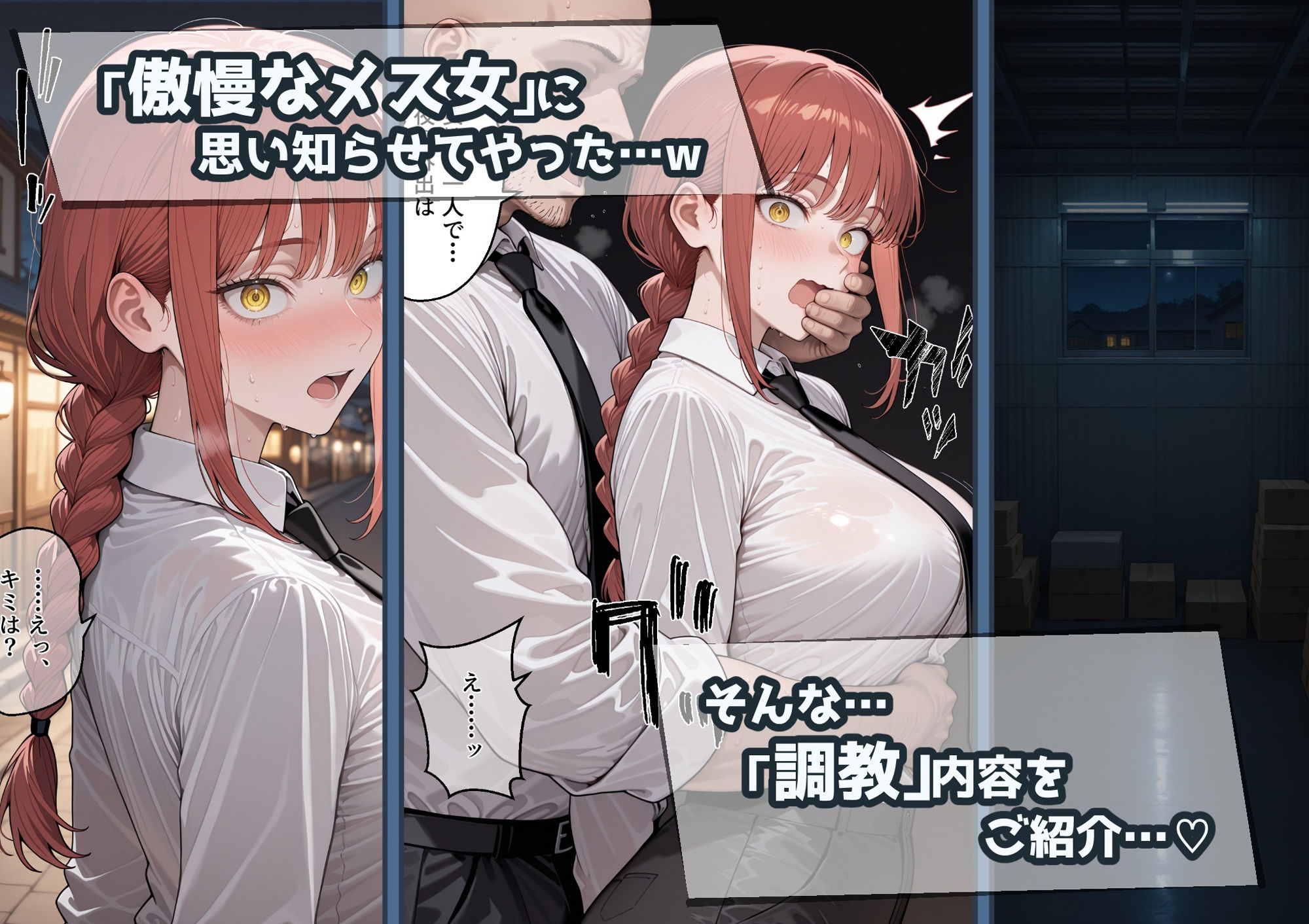 冴えないおじをザマァwしたら 拉致られてメス奴●にされました 【チェ〇ソーマン マキマ編】 サンプル3