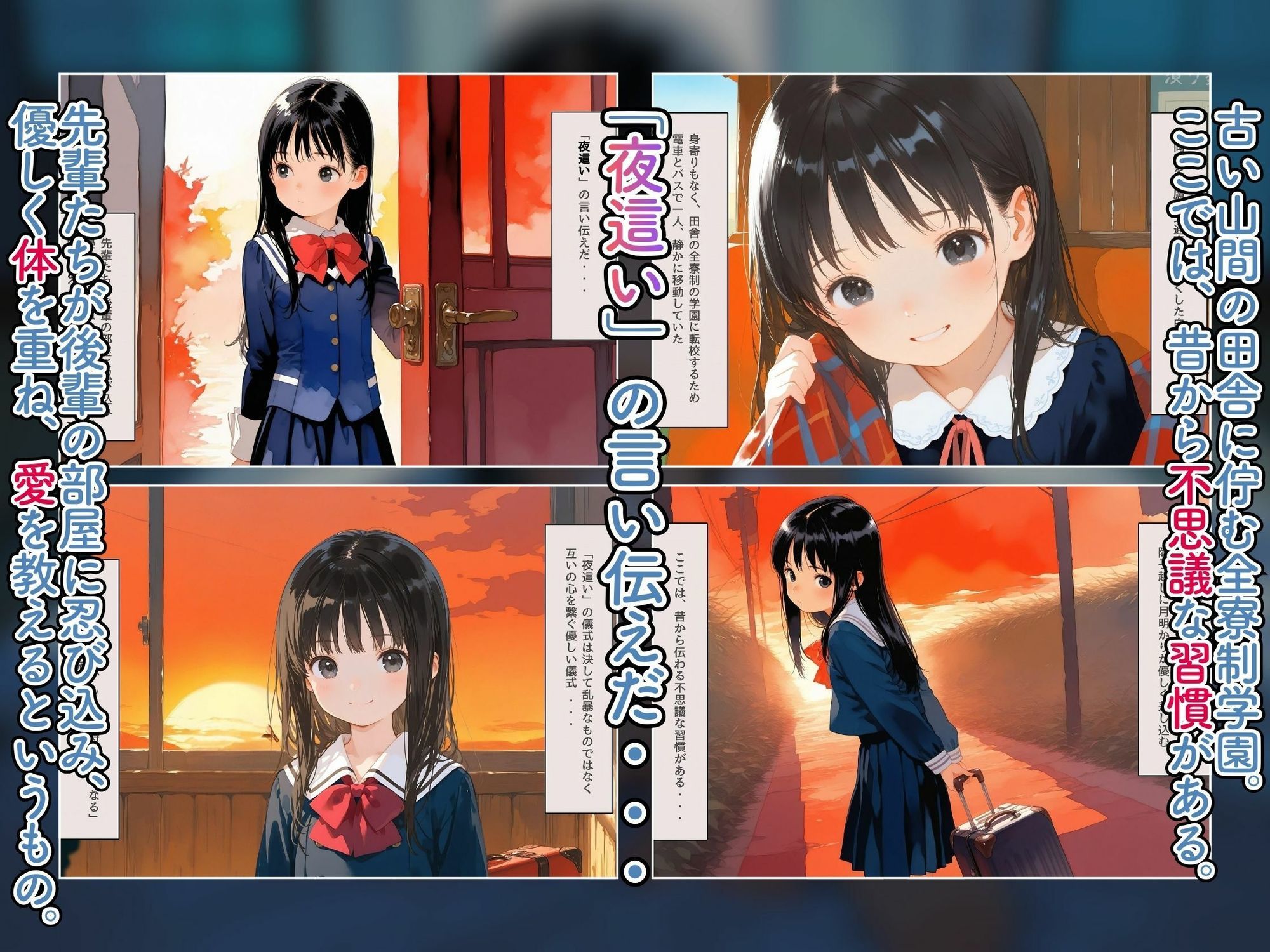 田舎の寄宿舎で始まる禁断の夜●い習慣2