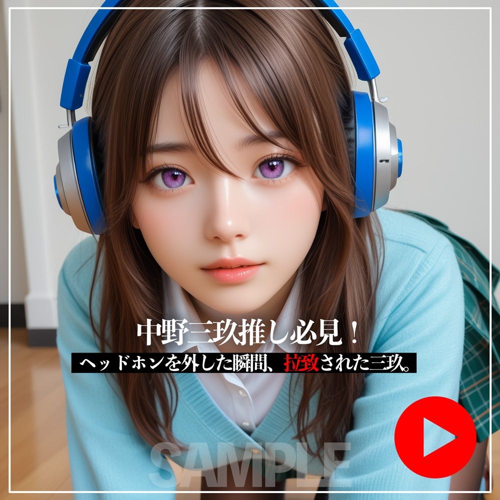 サンプル画像1:五等分の花嫁_機械の虜に堕とされる中野三玖（音声付き動画添付）(そふとばなな) [d_713264]