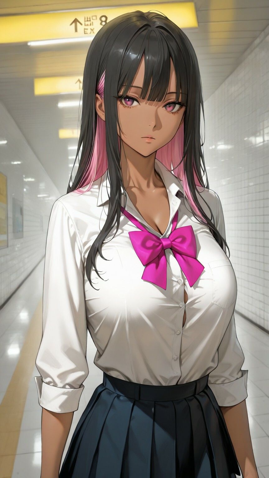 サンプル画像2:【4K高画質】〇番出口 異変にいたずら（はーと）(SOZAI) [d_713267]