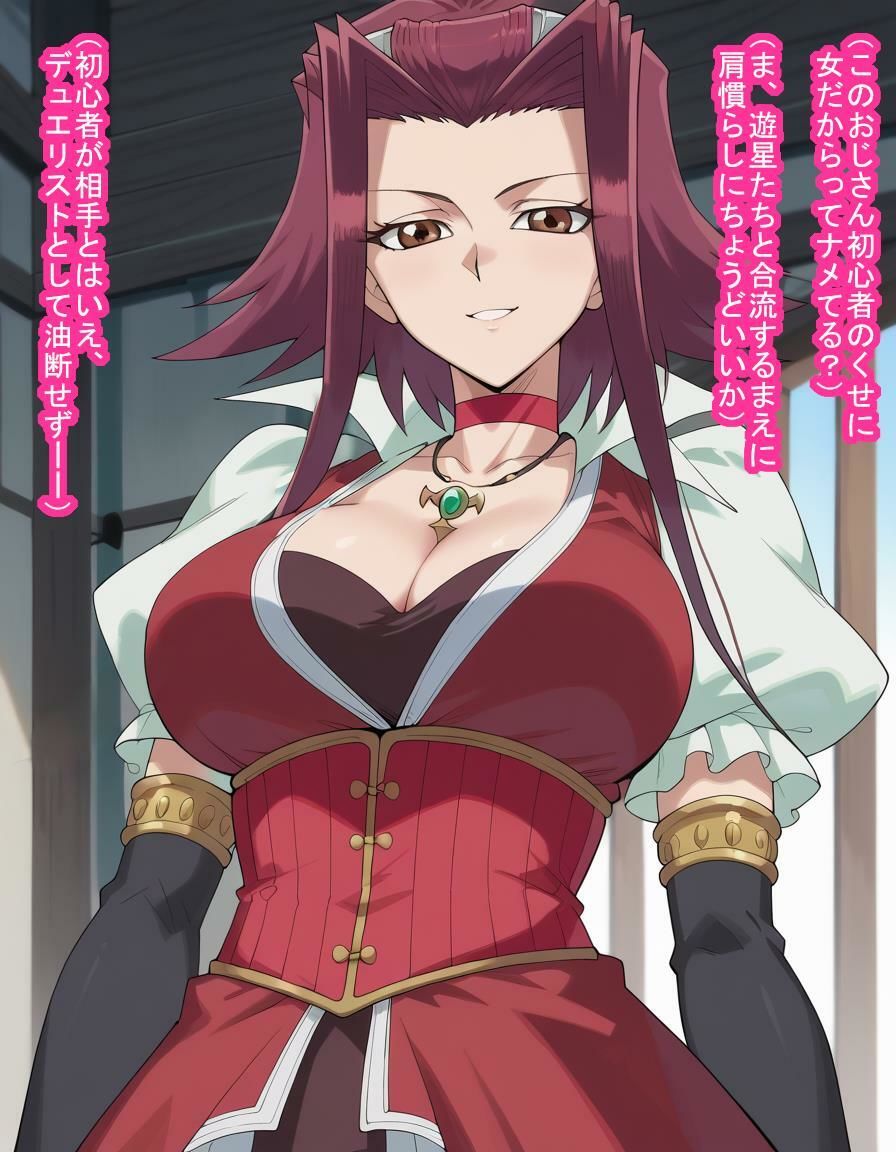 サンプル画像6:誇り高きデカパイデュエリストの十六○アキさんが種付けおじさんに即負けして脳みそも子宮も支配されてただの産む機械に成り下がる話(大海原) [d_713278]