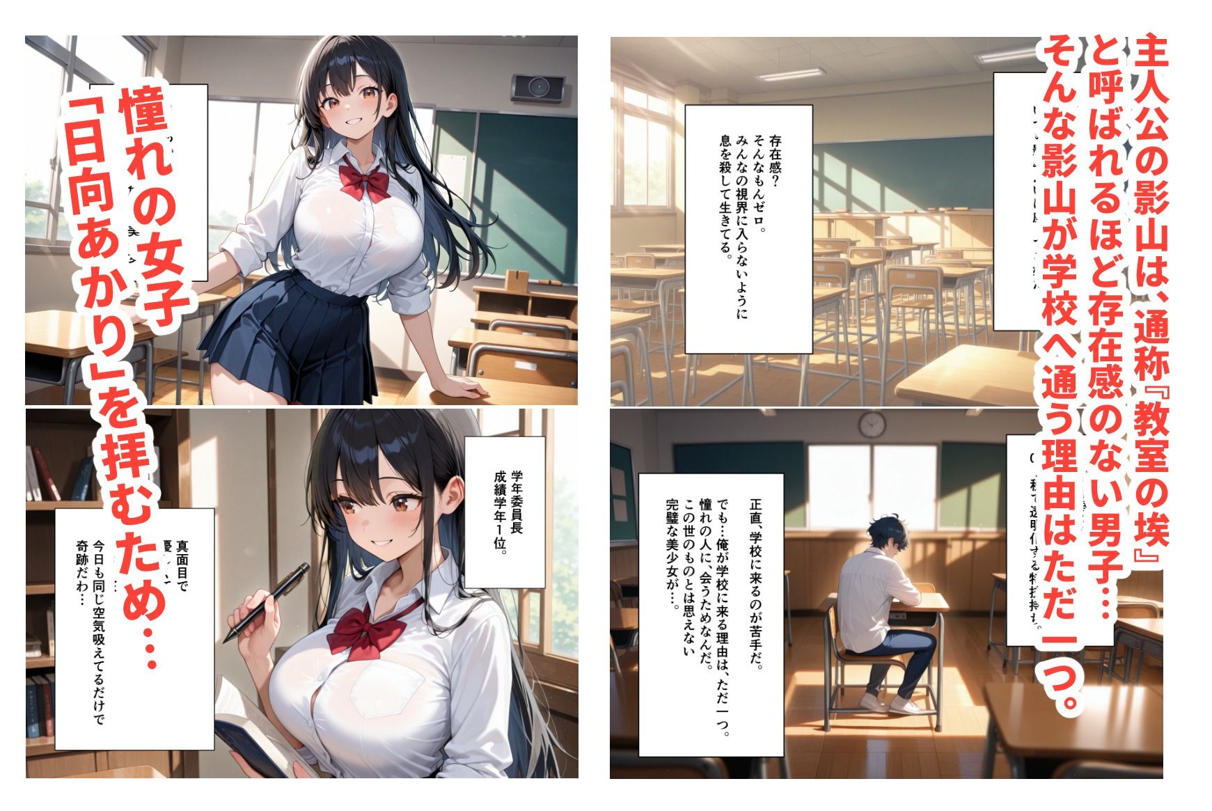 才色兼備な委員長が  陰キャな俺にメス堕ちした話 画像1