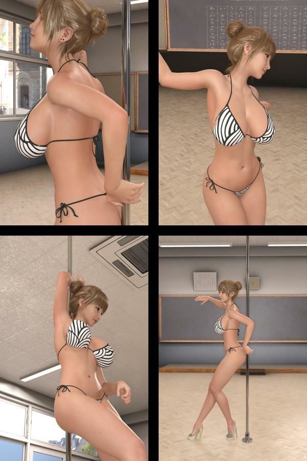 【chrl100】一ノ瀬廻里のポールダンス写真集-ON THE POLE-01c サンプル2