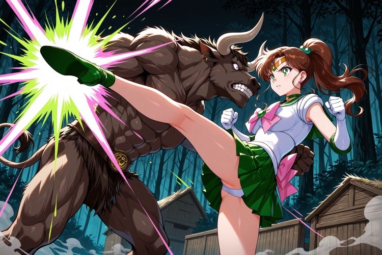 サンプル画像2:木星戦士の牛堕ち(クリスの巣) [d_713548]