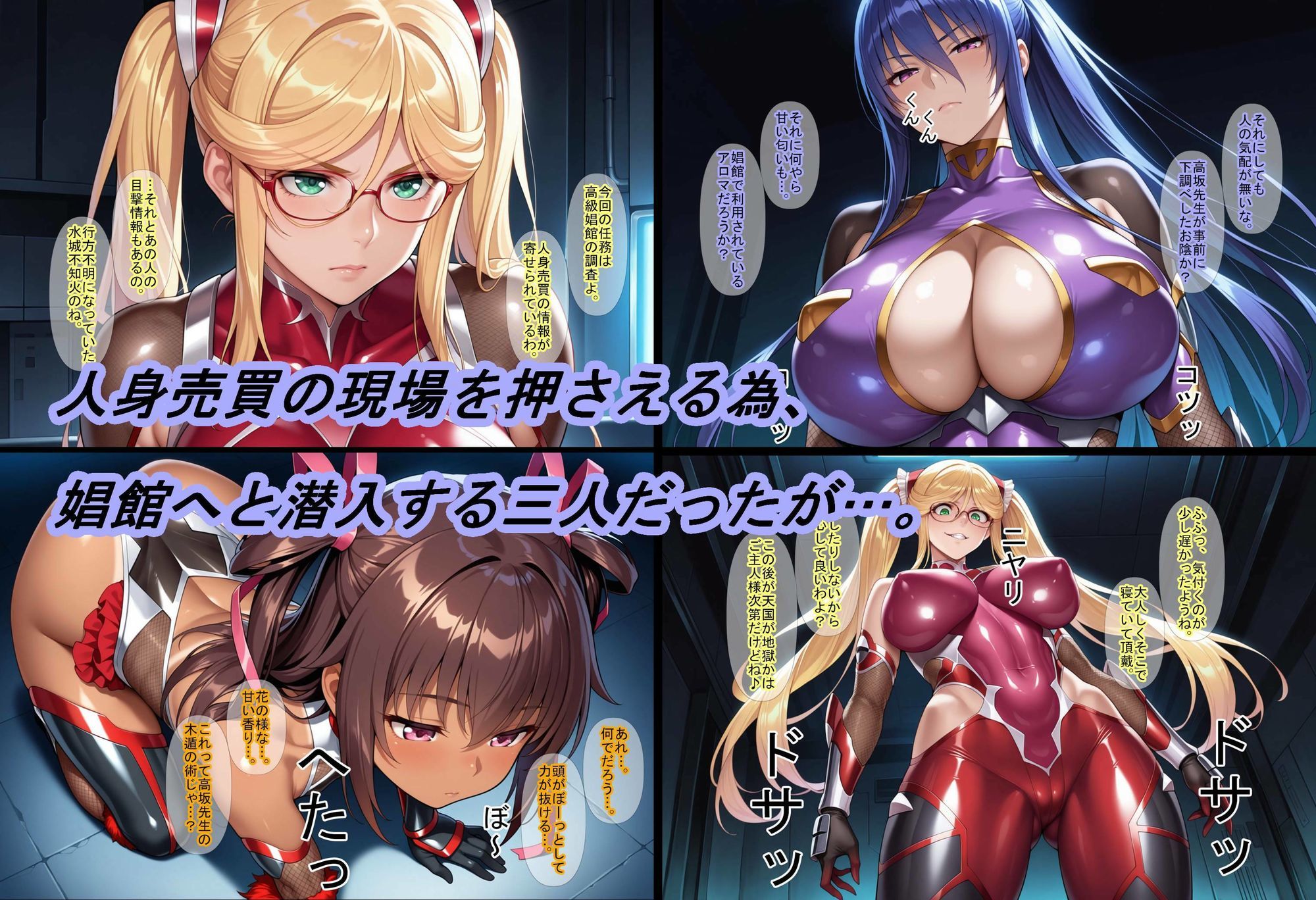 サンプル画像1:【対〇忍】囚われた対〇忍〜快楽調教に堕つ〜(魔術師プロトン2D) [d_713570]