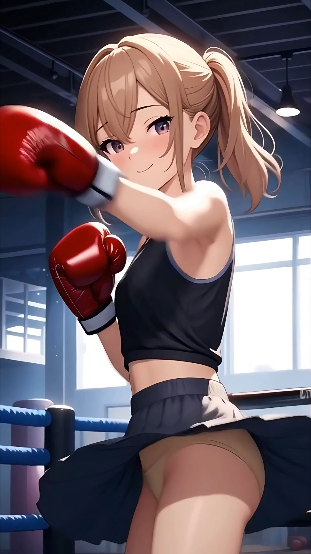 【エロ漫画】スポーツパンチラショート動画6