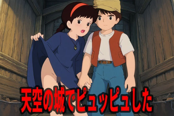 【天空の城でピュッピュした】　by　エリザベス