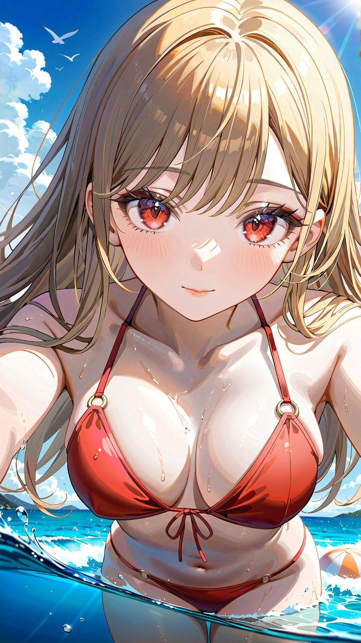 サンプル画像4:学校サボって海デート！ マイ 1(アーティア) [d_713725]