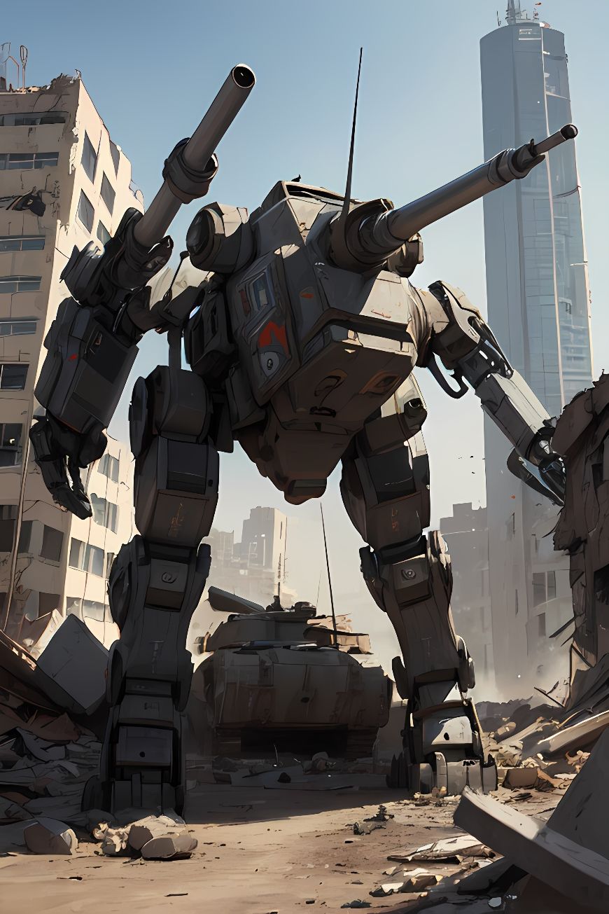 サンプル画像1:鋼鉄兵団 〜urban warfare〜(竜騎士円卓会議場-NEO) [d_713748]