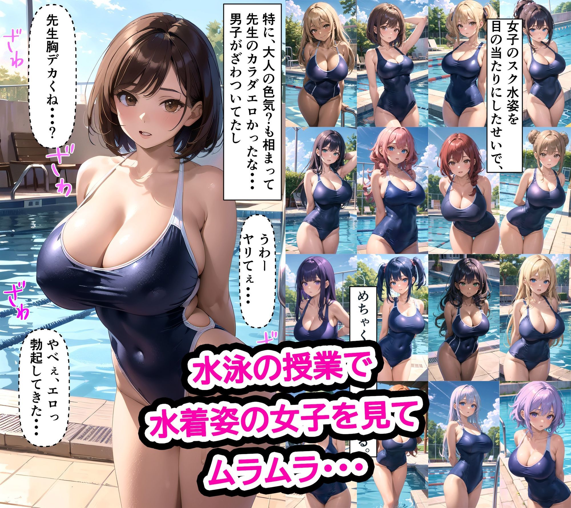 サンプル画像1:清楚系黒髪ショート巨乳美少女がヤリチンに処女を奪われる話(アイスシュタイン) [d_713762]