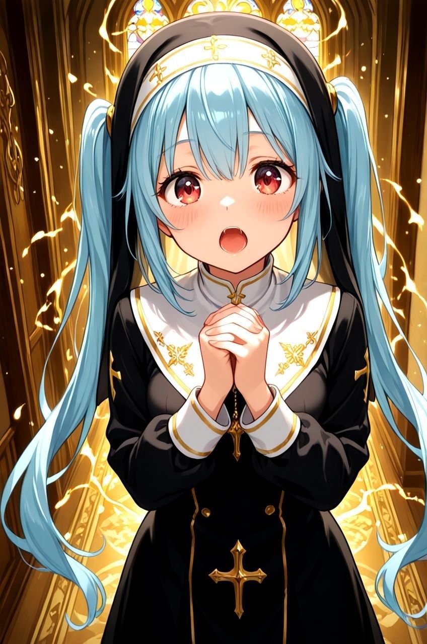 サンプル画像1:えろえろ教のシスターちゃん、教会を守るため寄付者の悩めるちんぽを身体でご奉仕するお話(えろえろ協会) [d_713779]