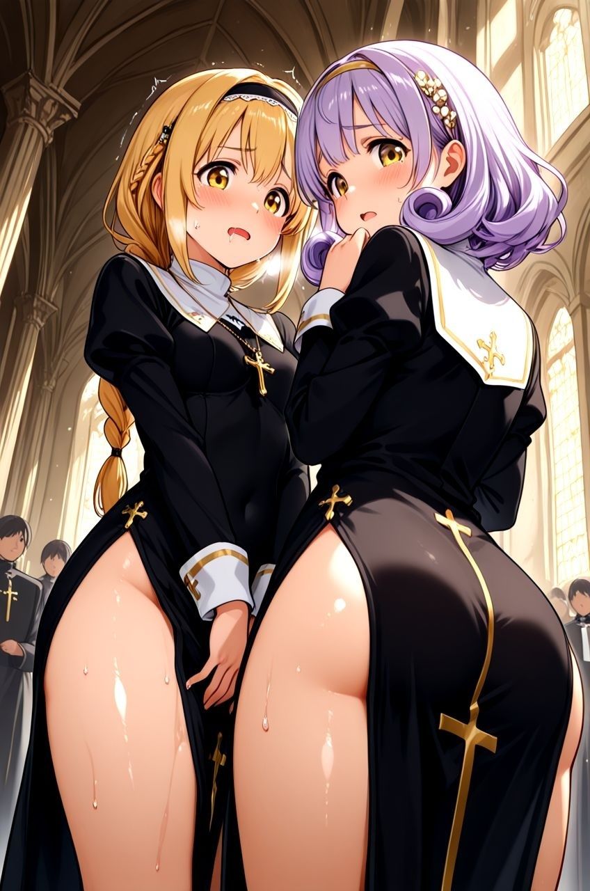 サンプル画像1:えろえろ教のシスターちゃん、教会を守るため変態寄付者の悩めるちんぽを身体でご奉仕するお話(えろえろ協会) [d_713788]