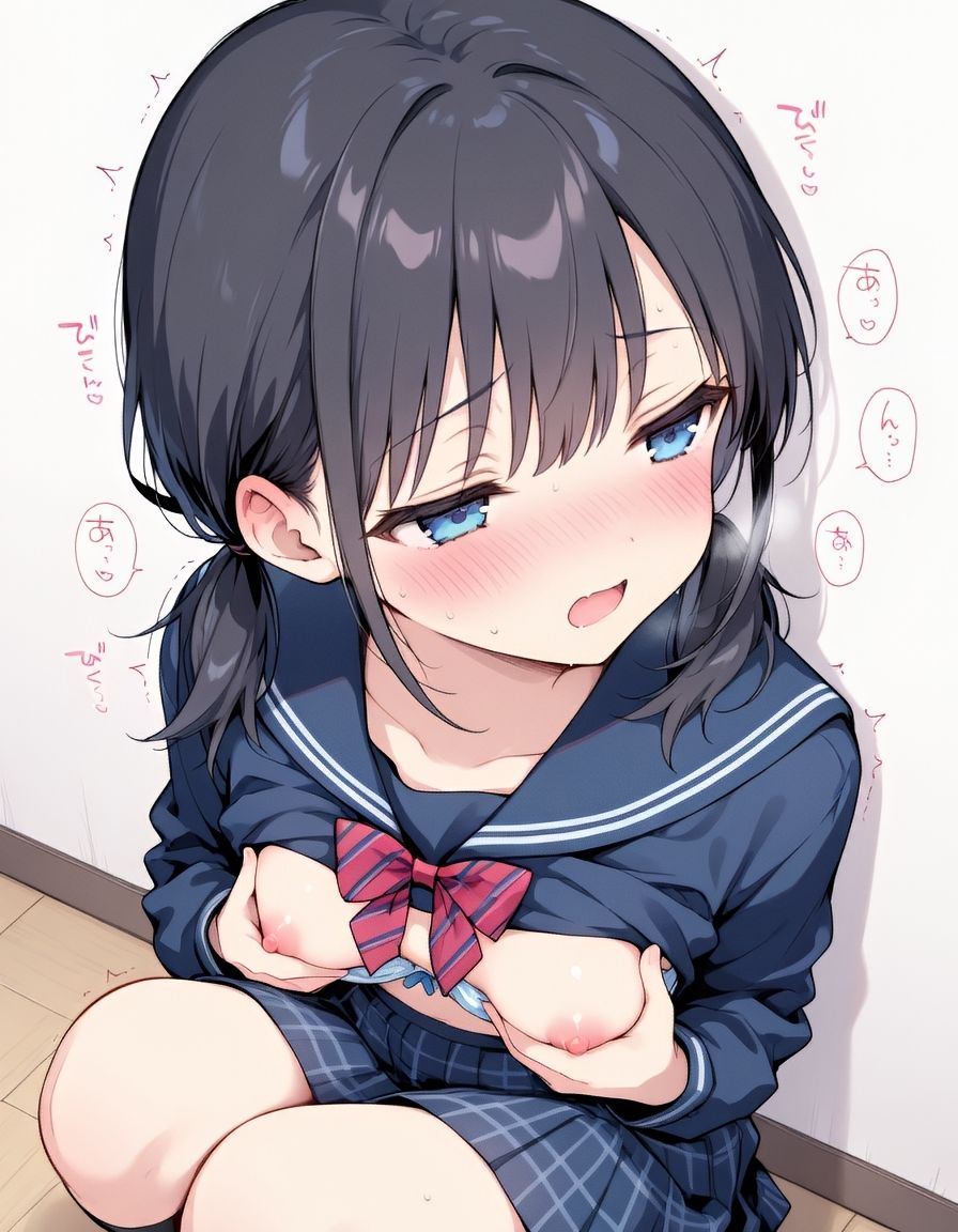 『黒髪ちゃんと、セーラー服。vol.1』-こっそりお部屋で、内緒のひとりえっち-【貧乳・ちっぱい】3