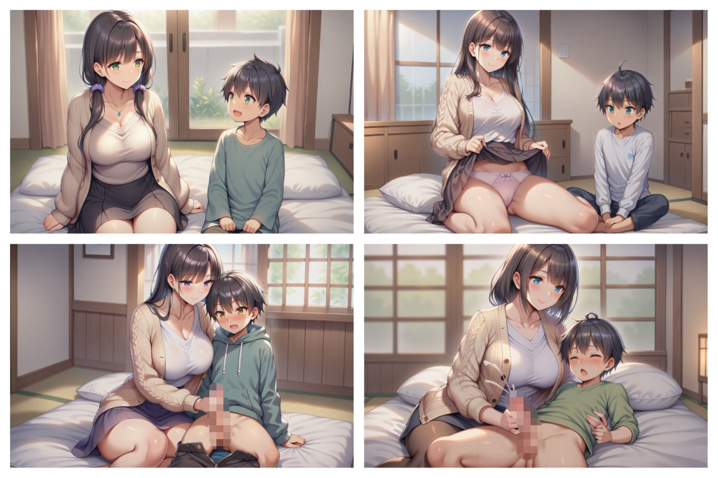 【エロ漫画】ママが教えてあげる！1