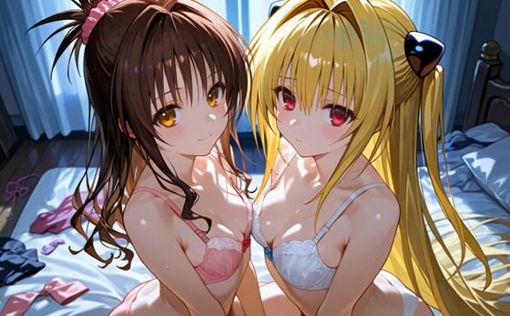 今夜はヤミと美柑と3P♪  59枚