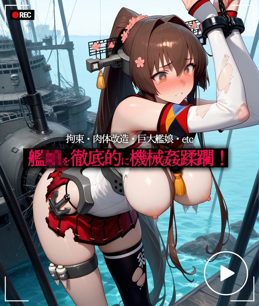 （艦〇れ）艦〇調教_大和機械姦（音声付きアニメ＋CG） by Animalplay サンプル1