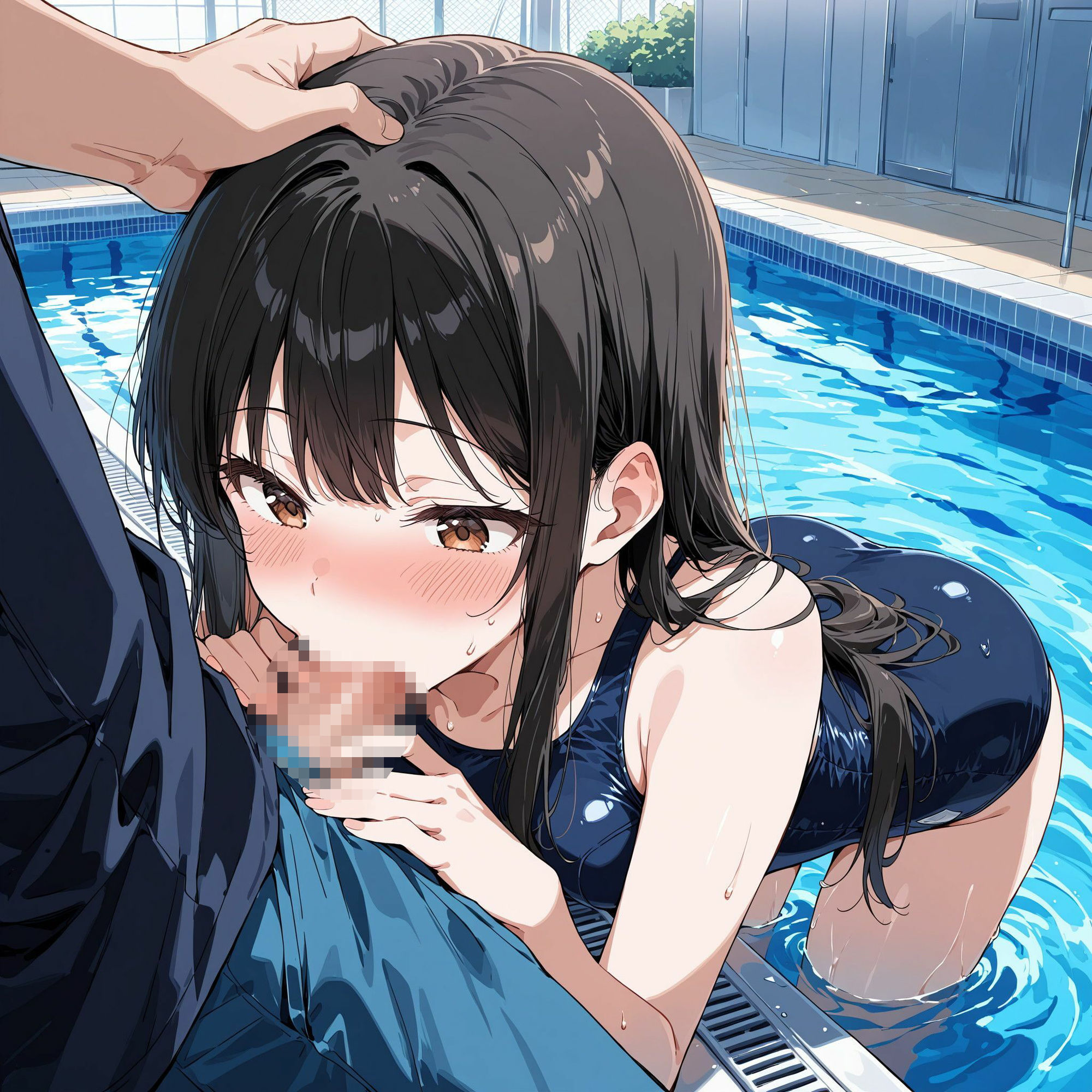 サンプル画像6:スク水女子校生は無茶ぶりされるほど濡れていく(きんたろう) [d_714144]