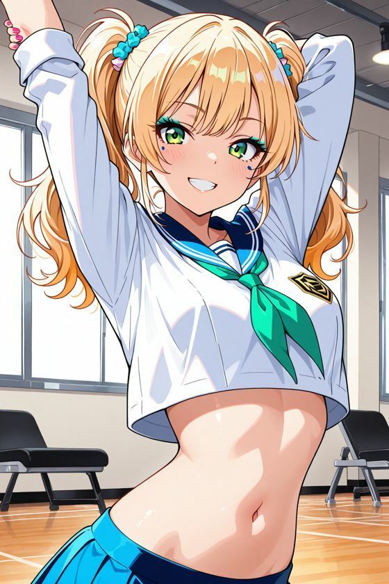 サンプル画像2:【AI CG集】金髪ギャルの誘惑(ぽちマート) [d_714231]