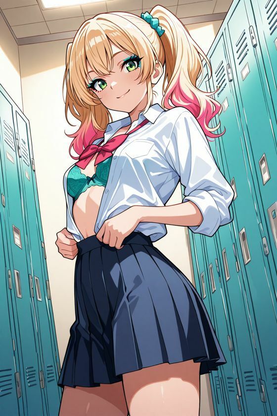 サンプル画像6:【AI CG集】金髪ギャルの誘惑(ぽちマート) [d_714231]