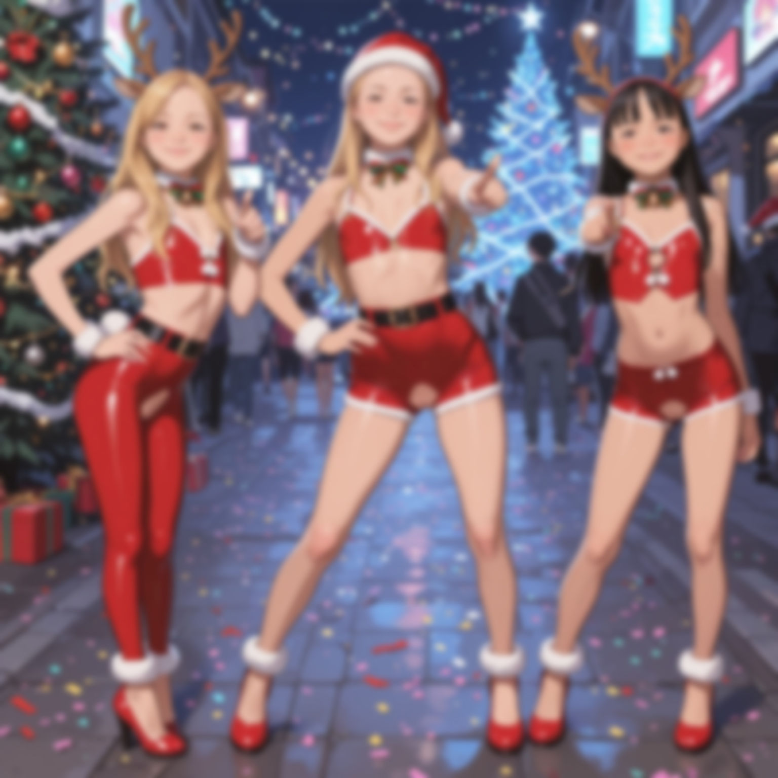 【エロ漫画】クリスマス限定♪サンタガールコレクション2