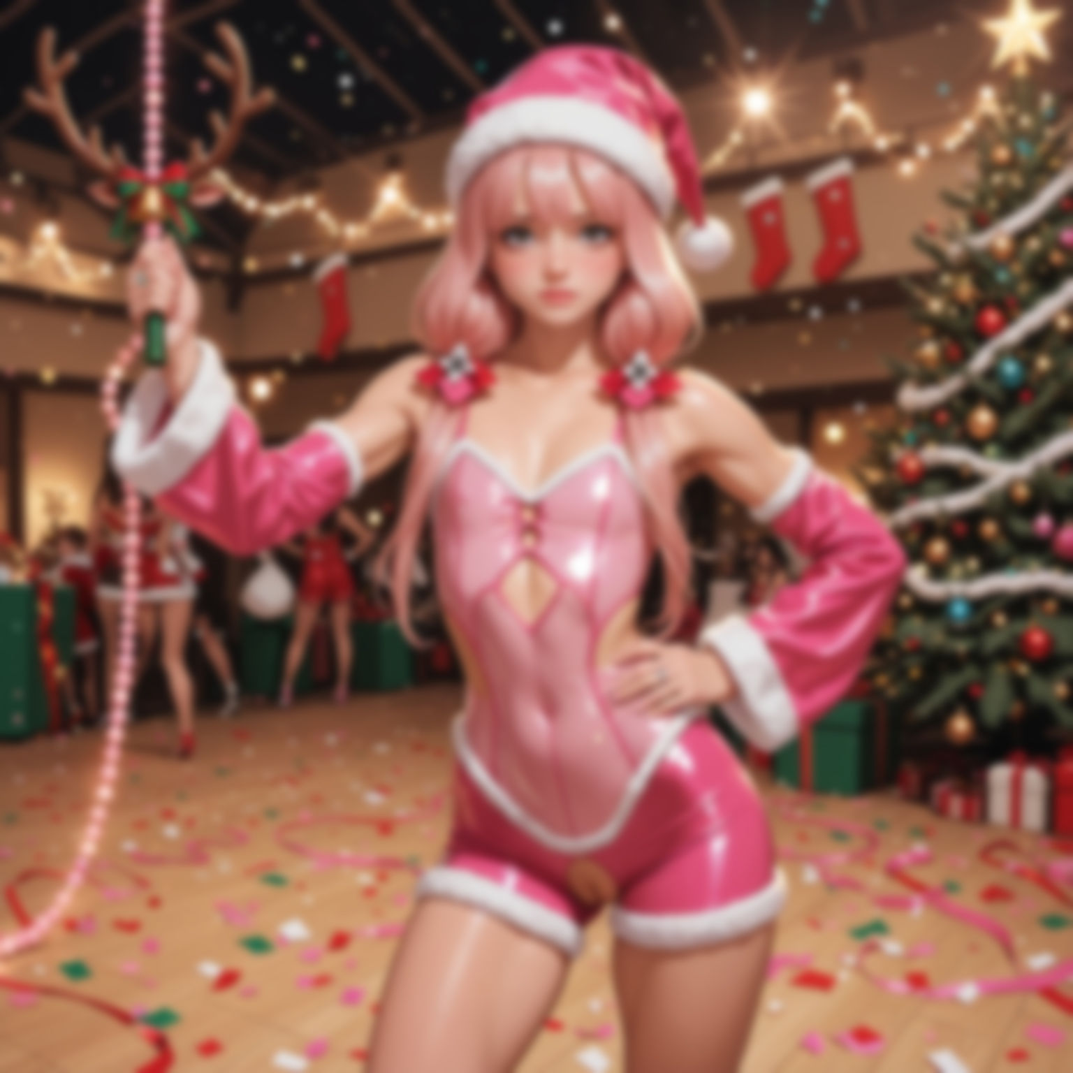 【エロ漫画】クリスマス限定♪サンタガールコレクション7