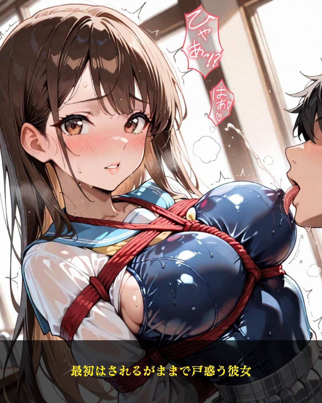 サンプル画像2:女子校生  メス堕ち  放課後の汗だく性指導(マンゴープリン) [d_714383]