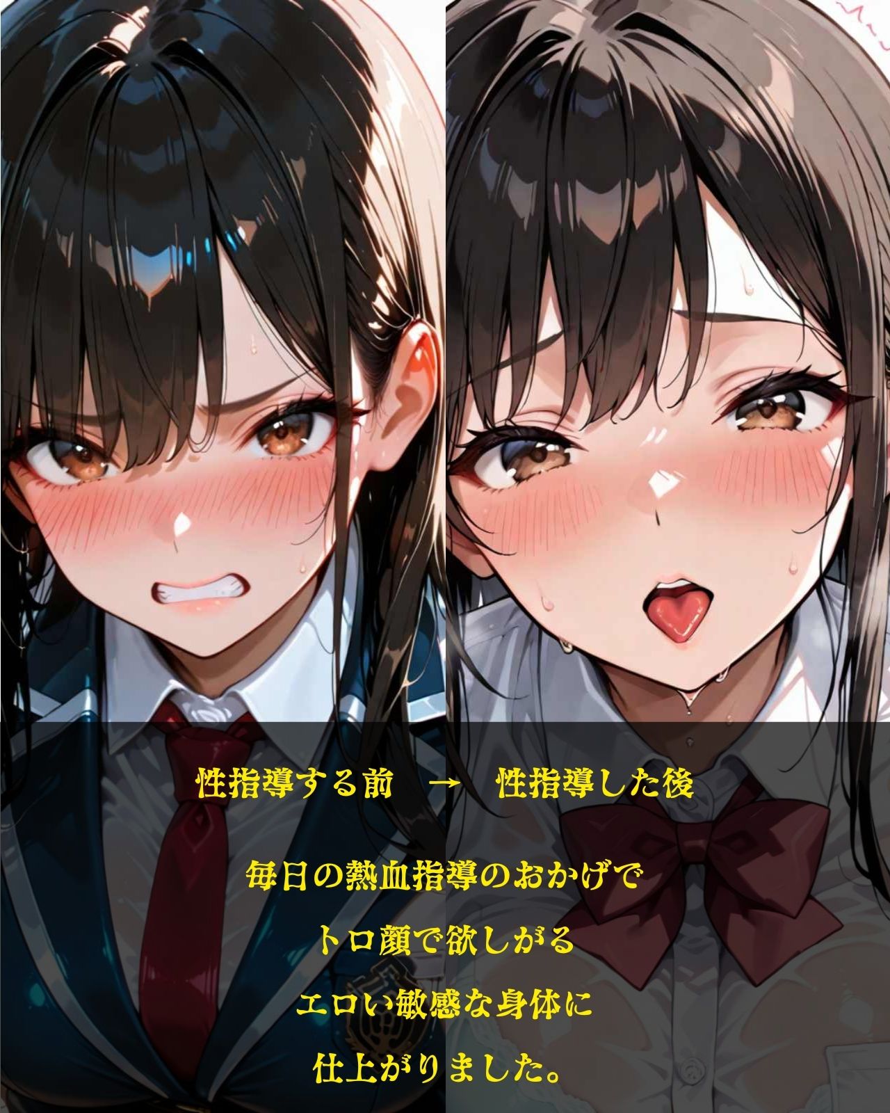 女子校生  メス堕ち  放課後の汗だく性指導 画像7