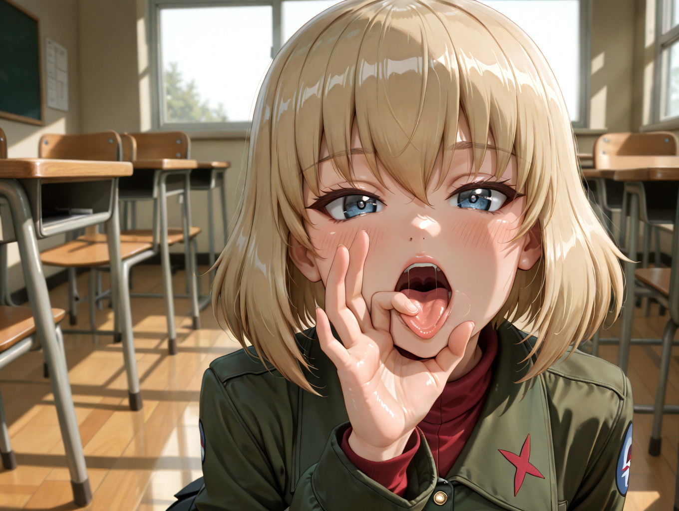 サンプル画像6:しのるのCG集「ガールズ＆パンツァーI」(しのるのサークル) [d_714490]