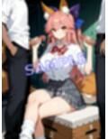 Fate/EXTRAネロ＆玉藻の前  制服＋競泳水着CG集