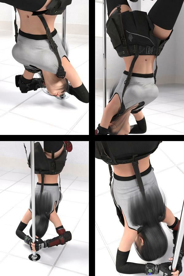 【chrl100】二階堂沙耶のポールダンス写真集-ON THE POLE-05c 画像1