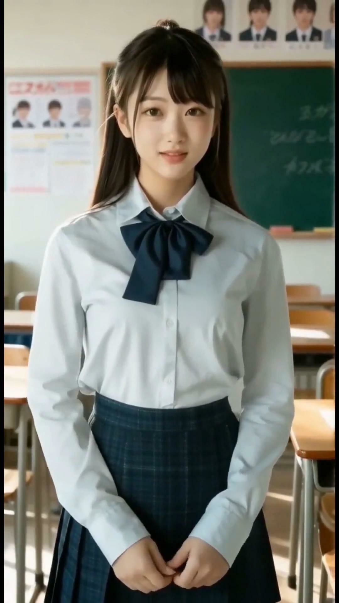 実写系！抵抗できない女子校生を触る動画 画像1