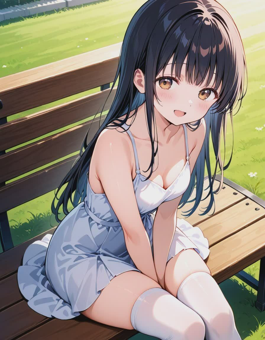 サンプル画像1:えっちなニーソちゃんと、ひみつの夏休み。(KSG工房) [d_714655]