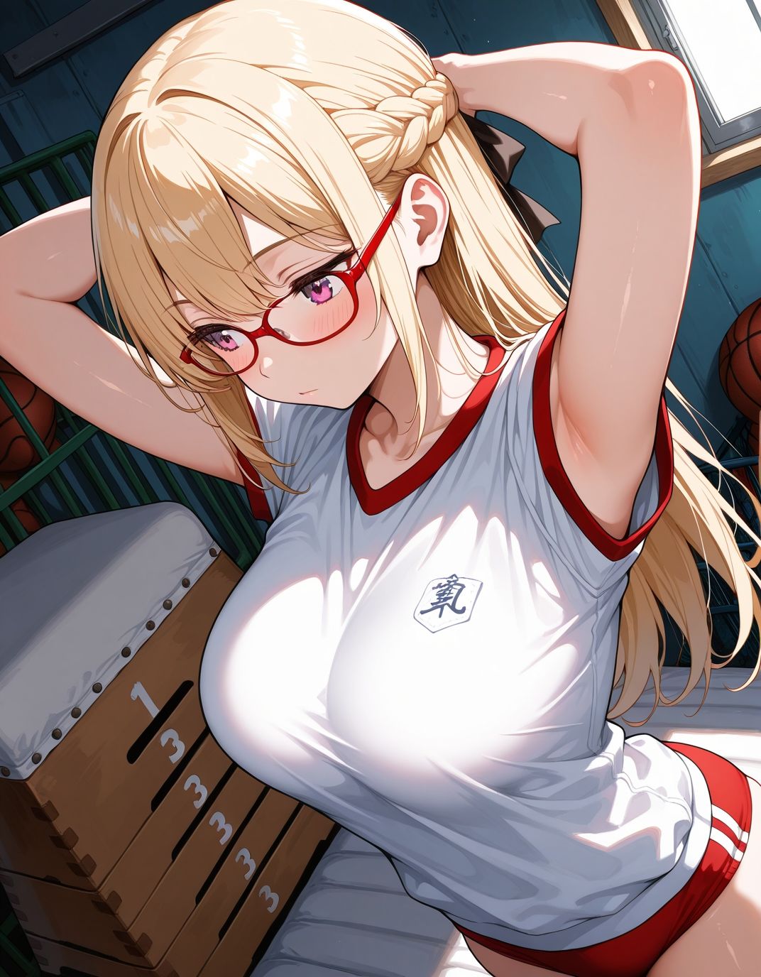 ブルマ日和。― 三つ編みメガネ女子編 ― 画像6