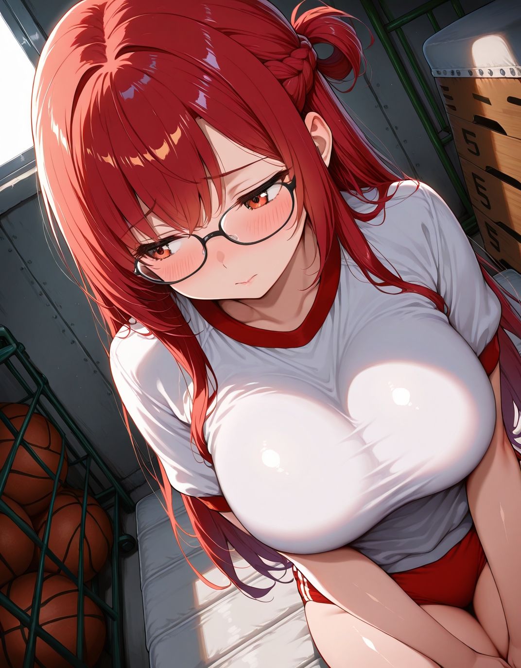 ブルマ日和。― 三つ編みメガネ女子編 ― 画像7