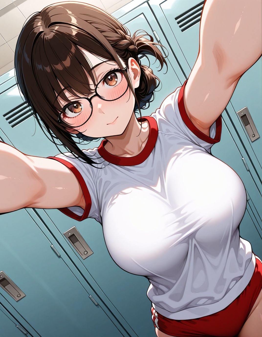 ブルマ日和。― 三つ編みメガネ女子編 ― 画像10