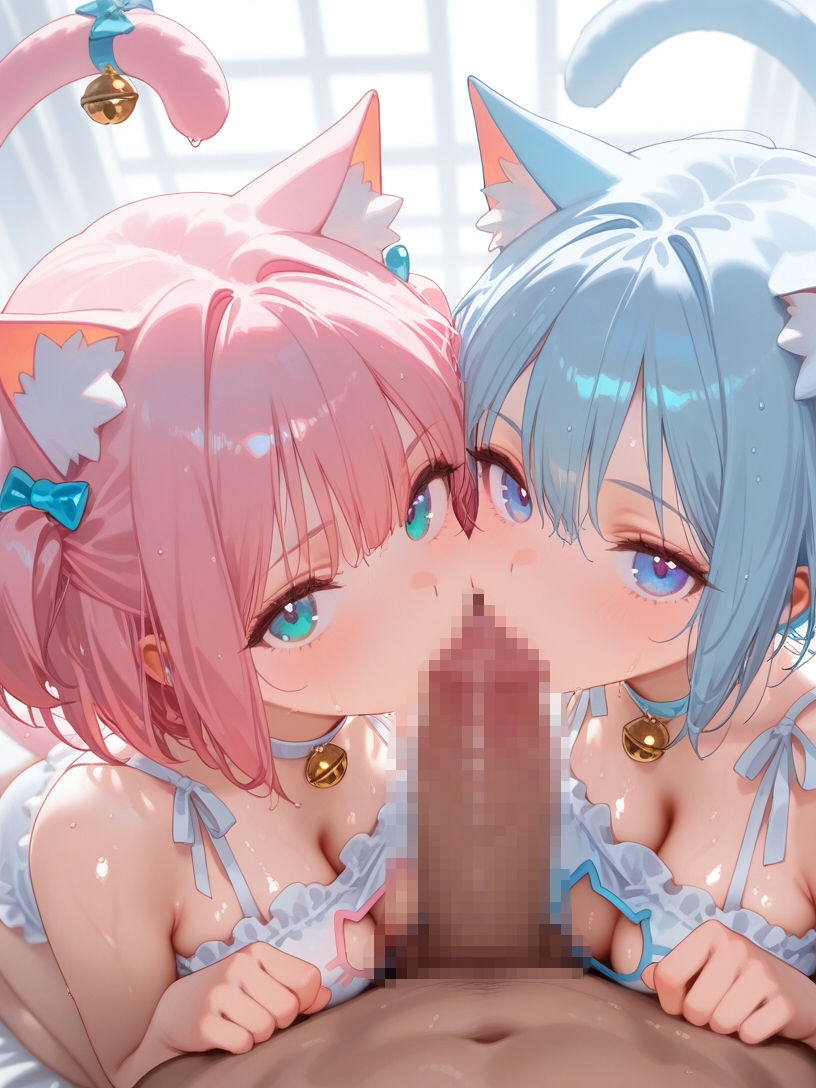 サンプル画像2:巨乳猫耳女子とハーレムエッチ2(Shotgun Bride) [d_714712]