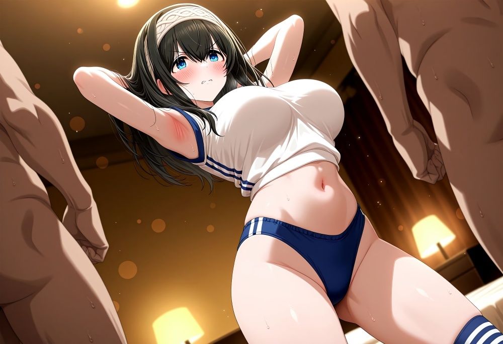 サンプル画像2:くすぐり弱点バレちゃった♪ ブルマアイドルをおじさんが弄ぶ電マ調教(もっぷきゅーぬ) [d_714751]