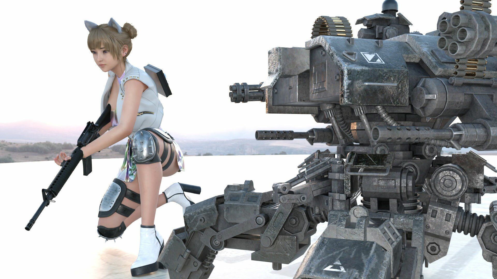 【▲100】廻里が主人公のMMORPG『編隊コレクション:Re』ゲーム動画（Vol.18:ゾンビの集団によるレ○プ被害に遭ってしまう:背面座位でおっぱい丸出し！！） サンプル6