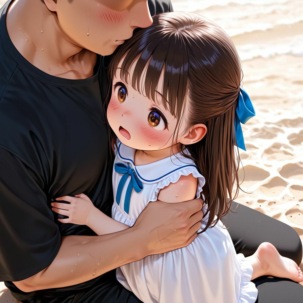 白い砂浜で、儚げな少女と。 スフィーダ エロ画像3