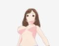 青いドレスを着た巨乳のお姉さん（セリフなし  3DCGモデル  イラスト集）