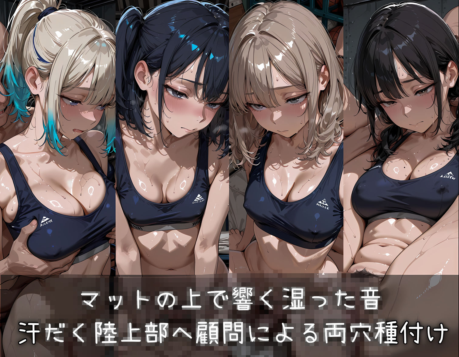 顧問に抱かれる陸上部 画像1