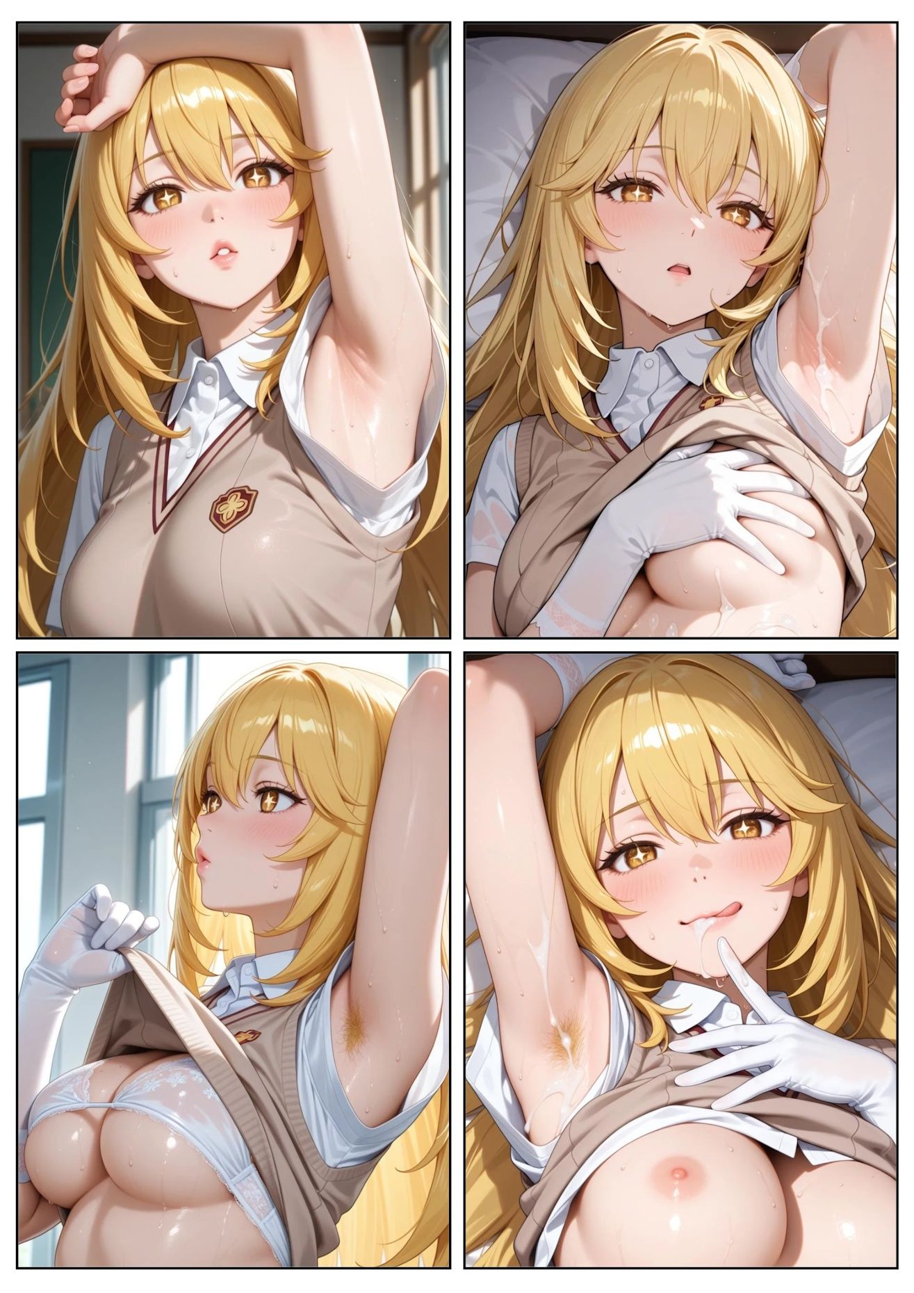 サンプル画像1:とある操祈の腋画集(てむやてさんくた) [d_715075]