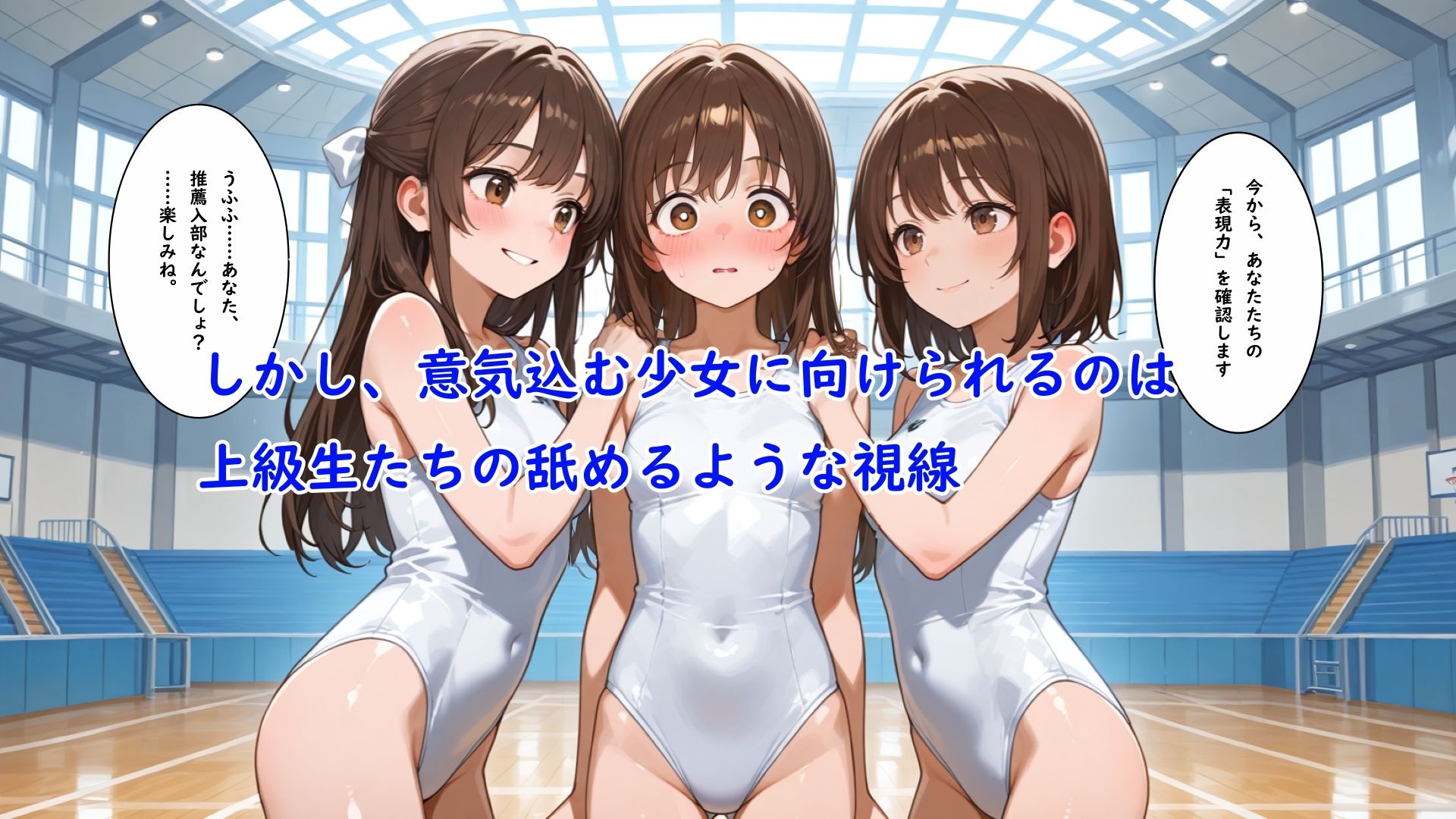 推薦で入部した新体操部の先輩に性玩具として敏感な性感帯を弄ばれ何回イってもやめてもらえない女の子 画像3