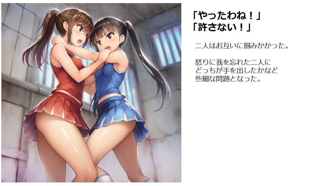 ライバル校のチアガール二人が出会ってバトルになった件 画像4