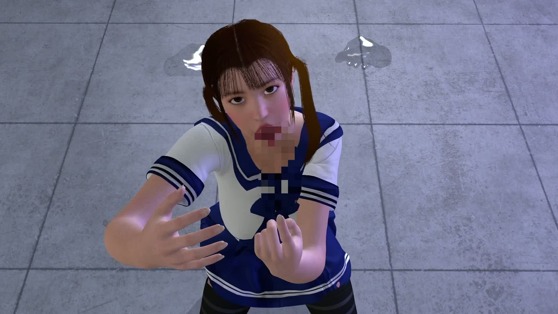 【ROMV371】ロリ巨乳JKレ●プ透明人間コンビニフルセックス「誰もいなのにレ●プされてる！？」 画像8