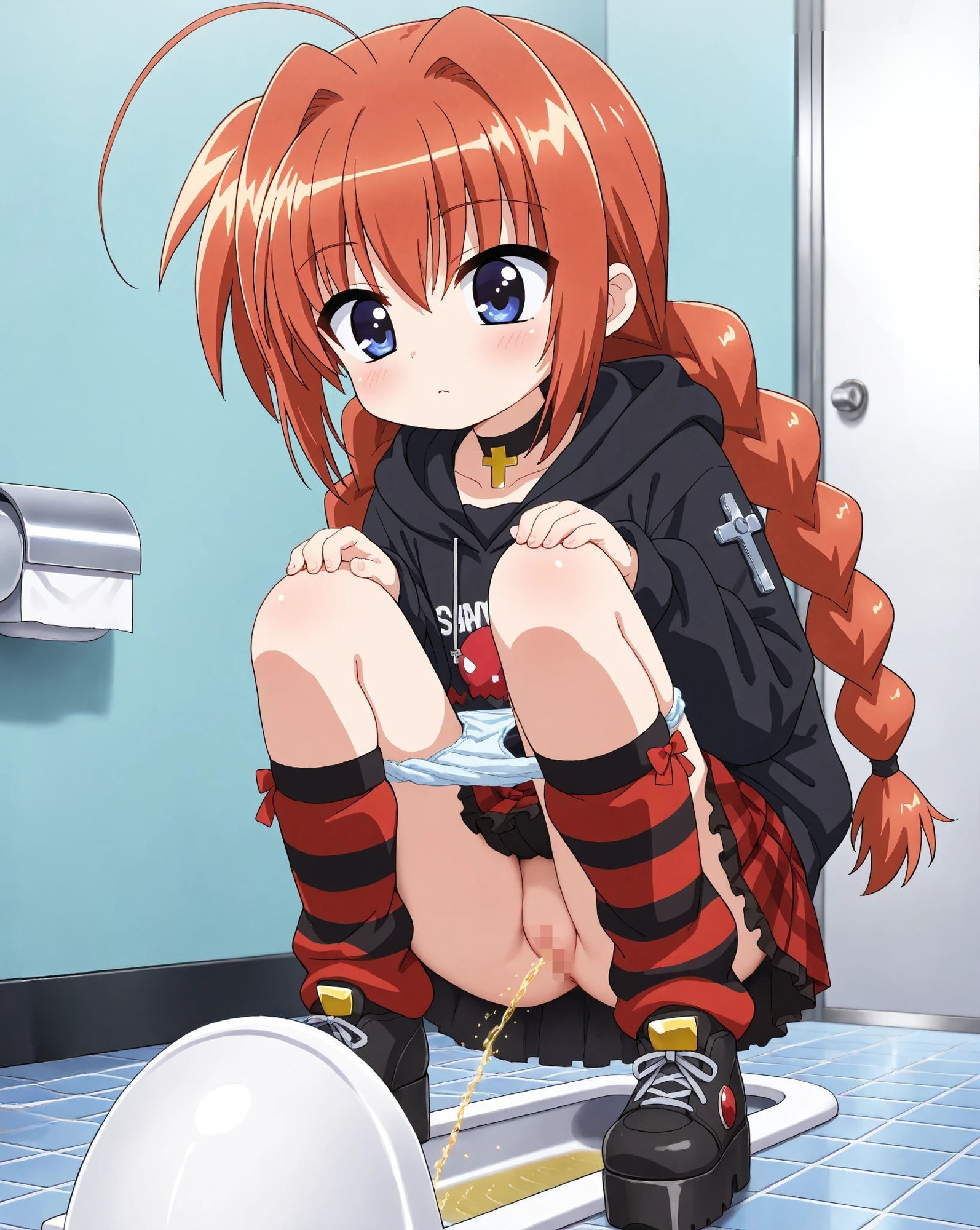 【エロ漫画】【動画】リリカルな○は ヴィ○タ おしっこコレクション7