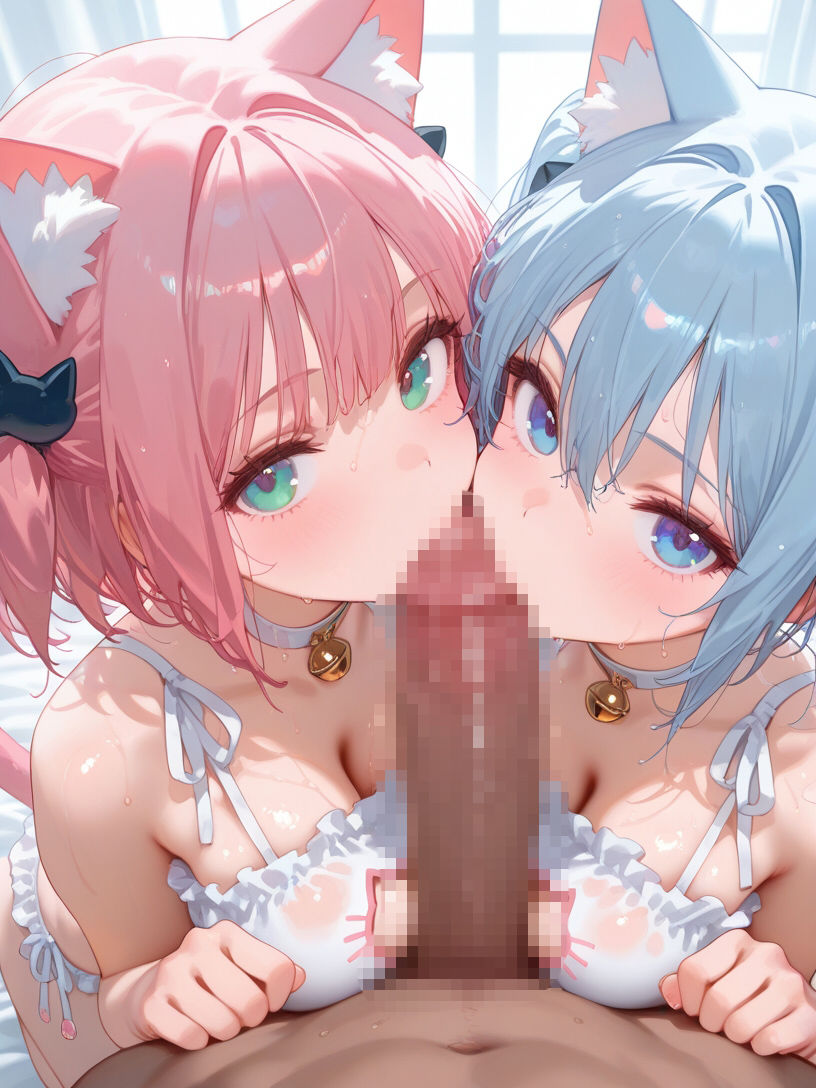 サンプル画像5:巨乳猫耳女子とハーレムエッチ3(Shotgun Bride) [d_715159]