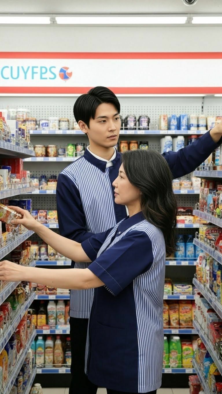 【コンビニの真面目そうなパート熟女、第一話】実は隠れ巨乳のムッツリスケベの貪欲オンナだった 画像2