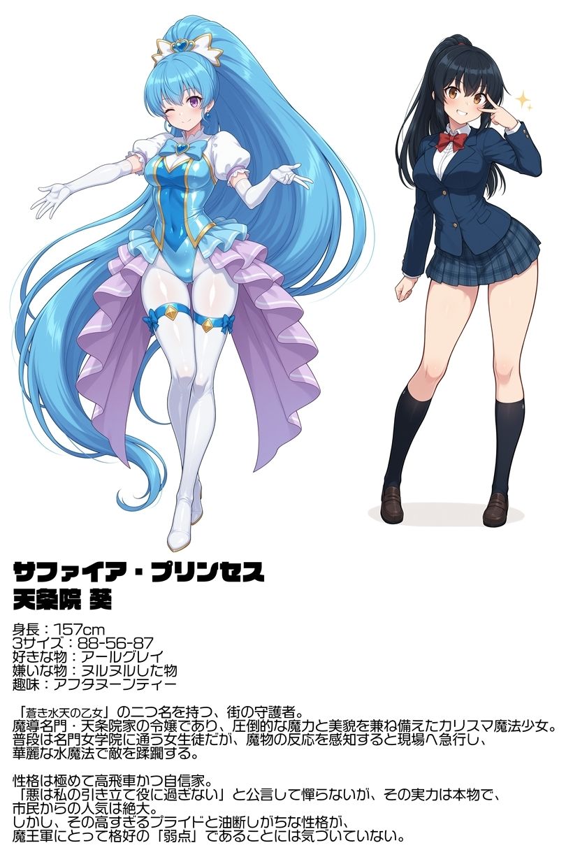 蒼き姫、孕み堕ち 〜魔で満ちる子宮〜