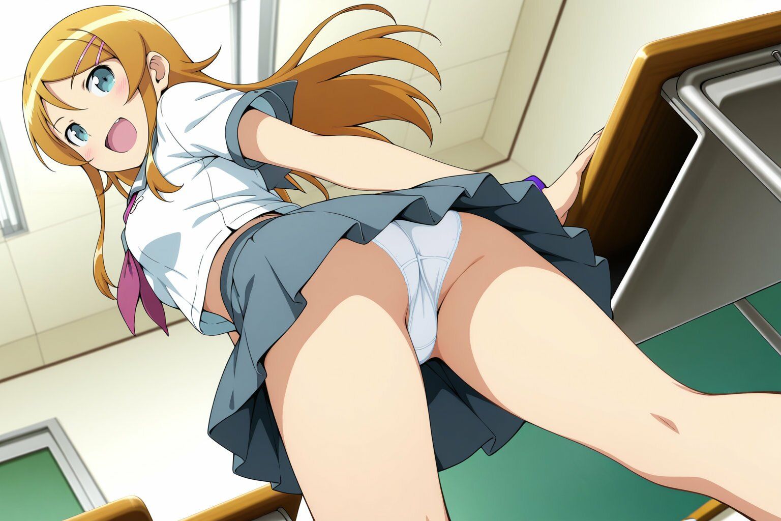 高坂●乃 キモおじにより強●性指導 画像1